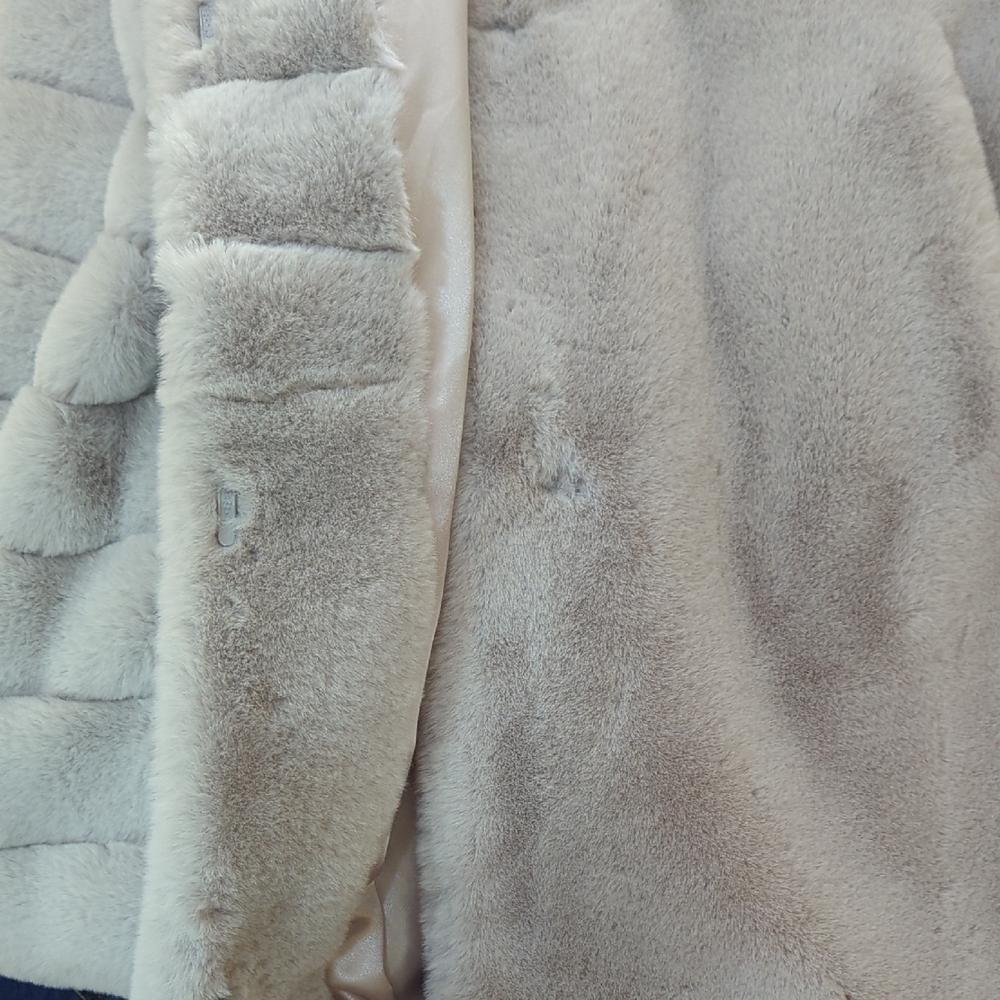 Jones New York Faux Fur Car Coat XL - Picture 6 of 6